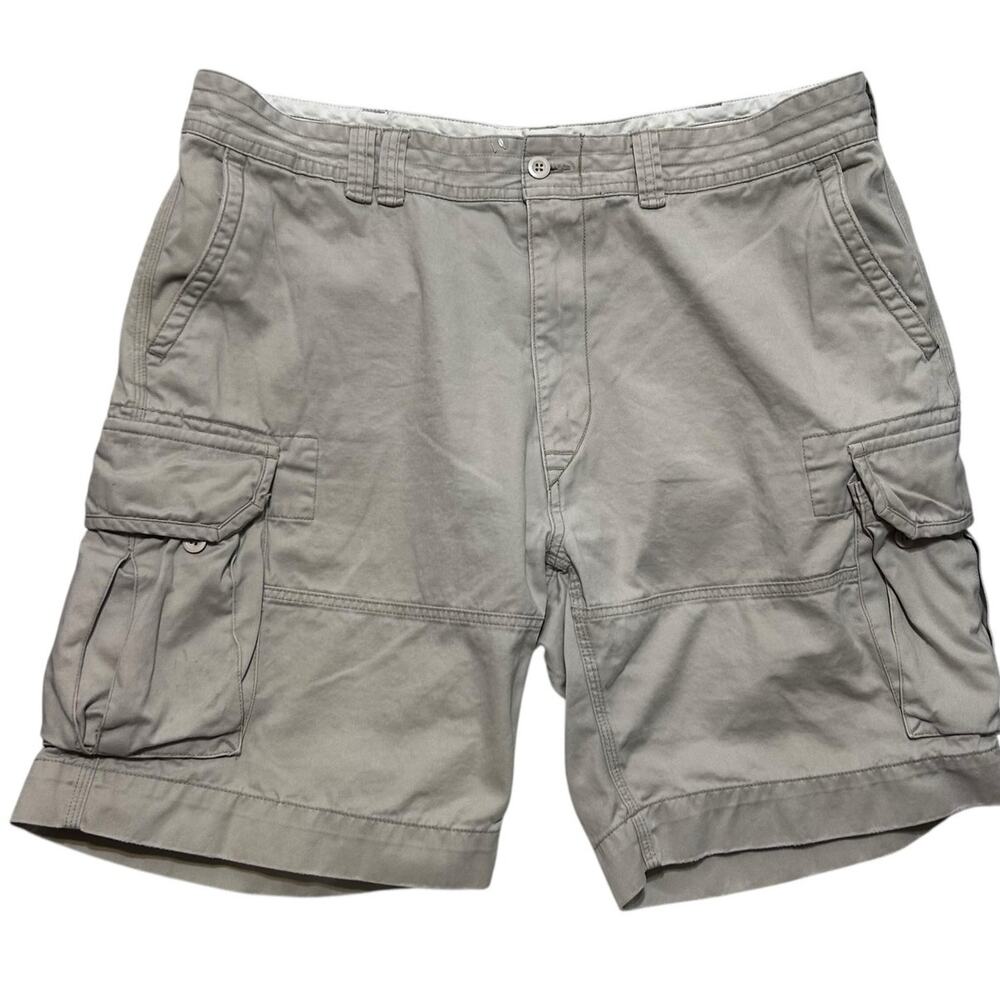 Polo Ralph Lauren Men Cargo Shorts 42 Beige Outdoor Utility Rugged Hike‎ Classic